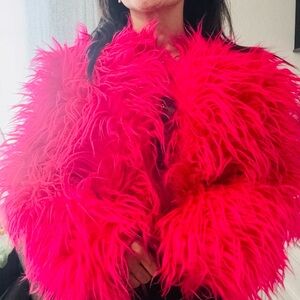 Vibrant Pink Teddy Jacket